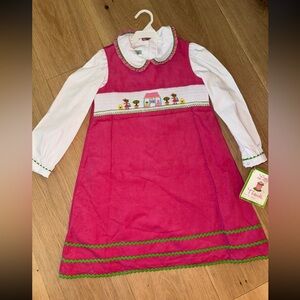 NWT Little Threads Smocked Dress